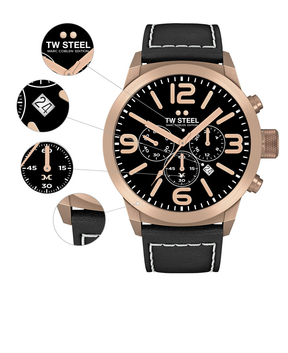 Marc coblen tw 2025 steel rose gold