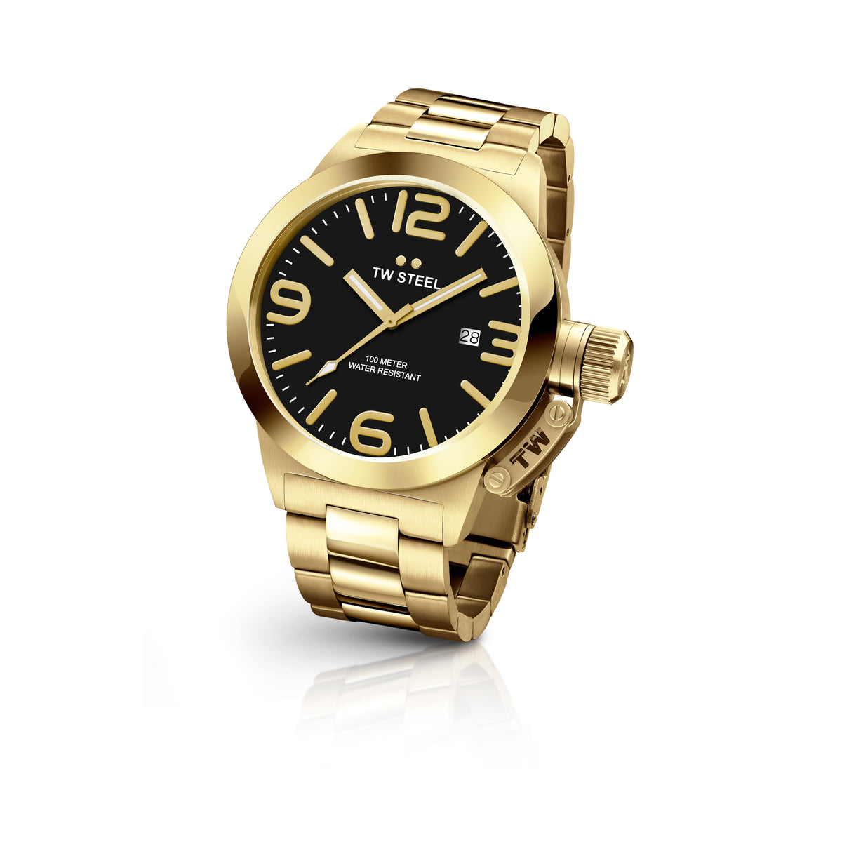 Tw steel shop gold watch