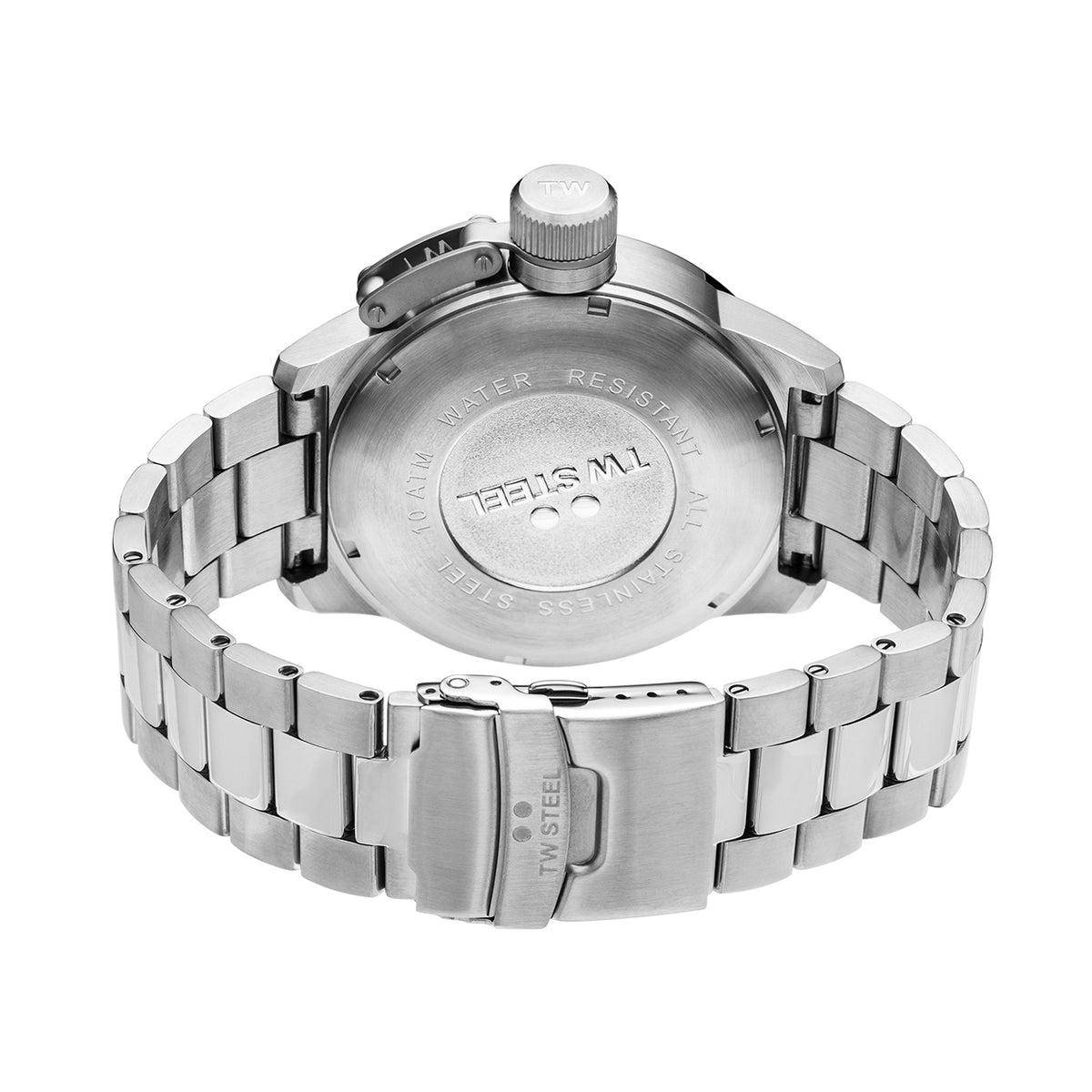 Montre TW Steel Canteen CB71 - Cadran Rouge, Boîtier & Bracelet Argent, Neuve Avec Étiquette